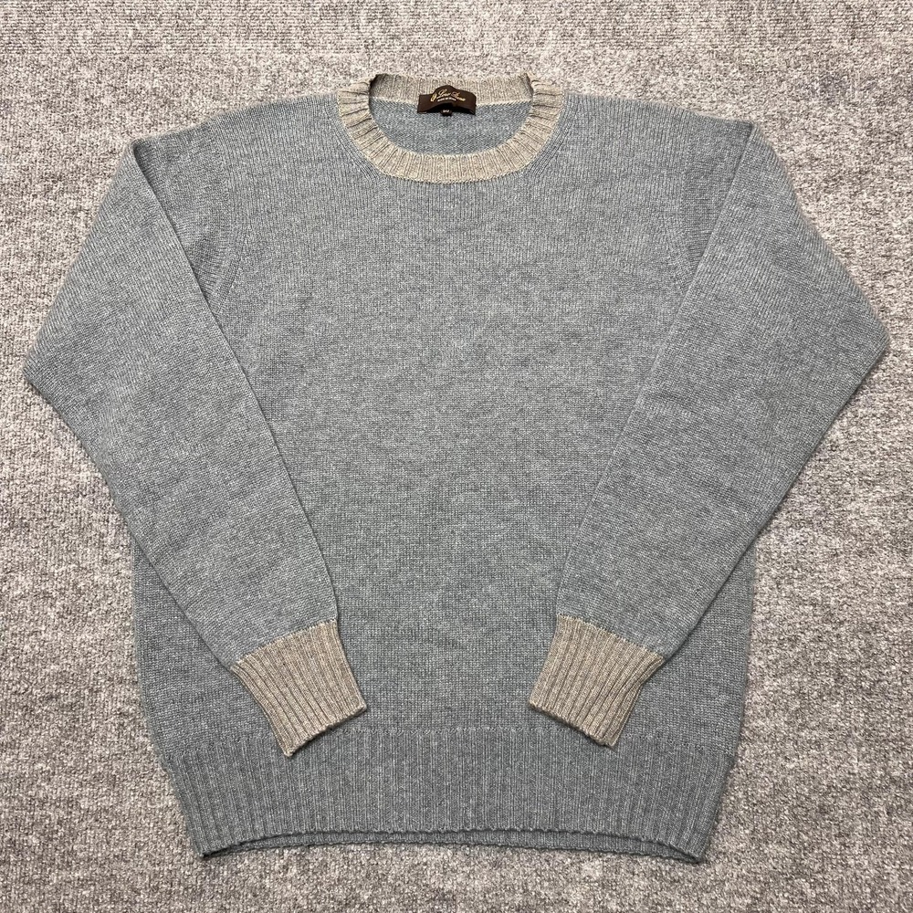 Loro Piana Sweater Mens EU 50 Cashmere Crewneck Knit Pullover Made Italy